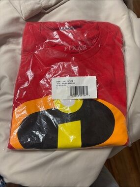 Pixar The Incredibles Red Logo Tee